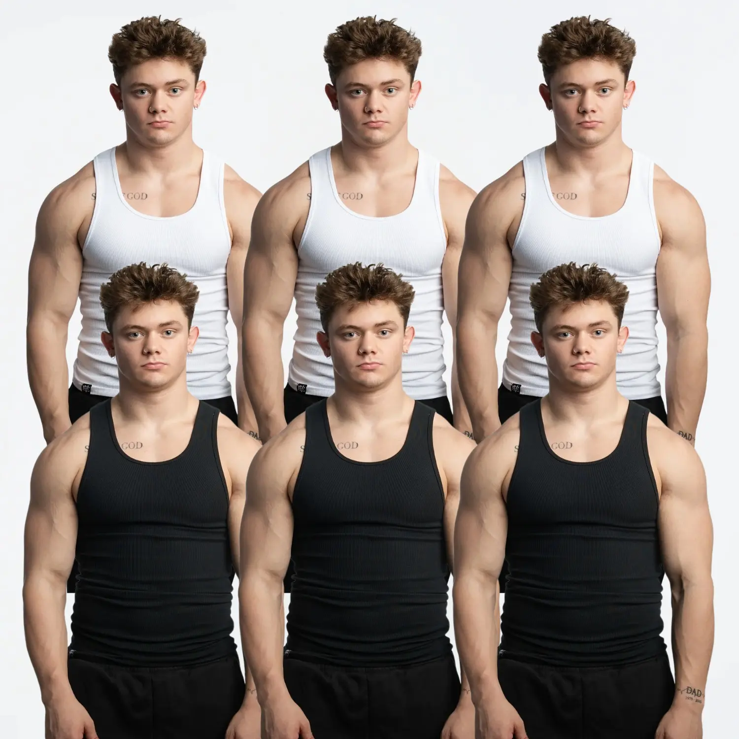 Black & White 6pk - XL