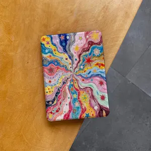 Colorful Art Kindle Case Paperwhite 12th 7"/11th 6.8"/10th 6", Kindle 10th 11th Gen, Kindle 2024 Colorsoft, Kobo Clara Case with Hand Strap