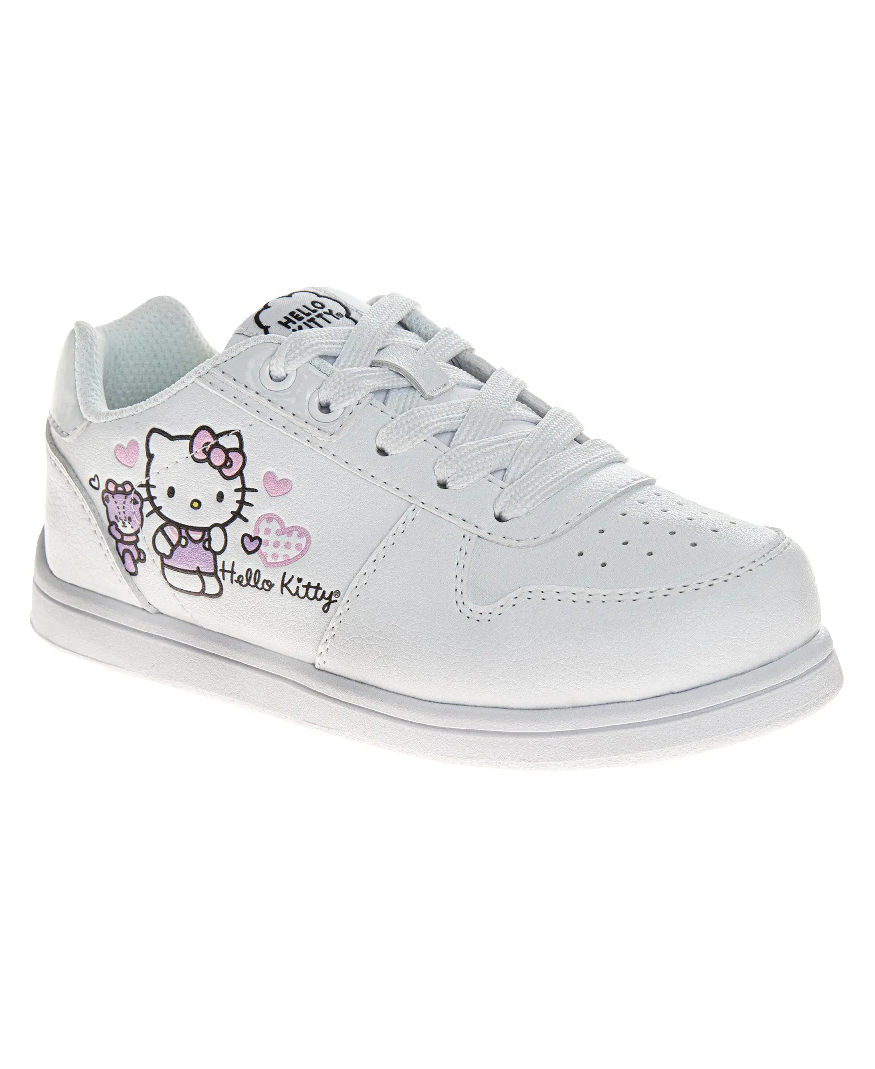 Hello Kitty Sneakers for Girls  Athletic Lightweight Durable Comfort Shoes (Little Kid / Big Kid)