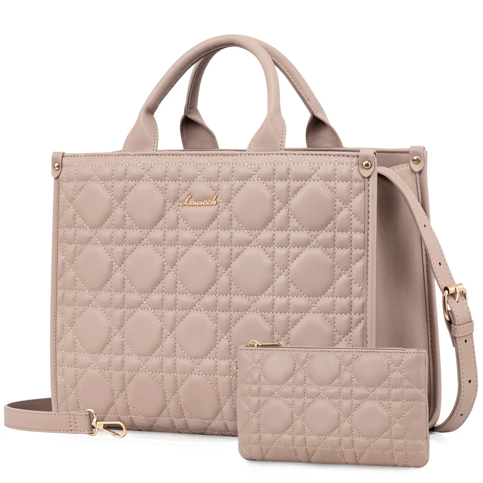 LOVEVOOK Purses and Handbags for Women, Handbags Shoulder Bags Black Purses and PU Leather Top Handles for Lady