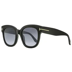 Tom Ford Square Sunglasses TF613 Beatrix-02 01C Black 52mm FT0613