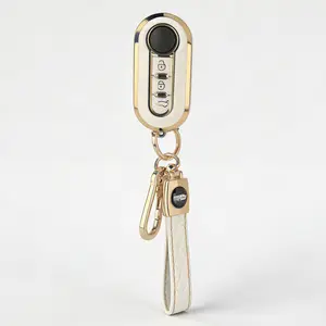 Key Fob Shell Case Cover for RAM ProMaster 1500 2500 3500 City 2015-2019 Fiat Ducato 500 3 Buttons Keyless Entry Remote