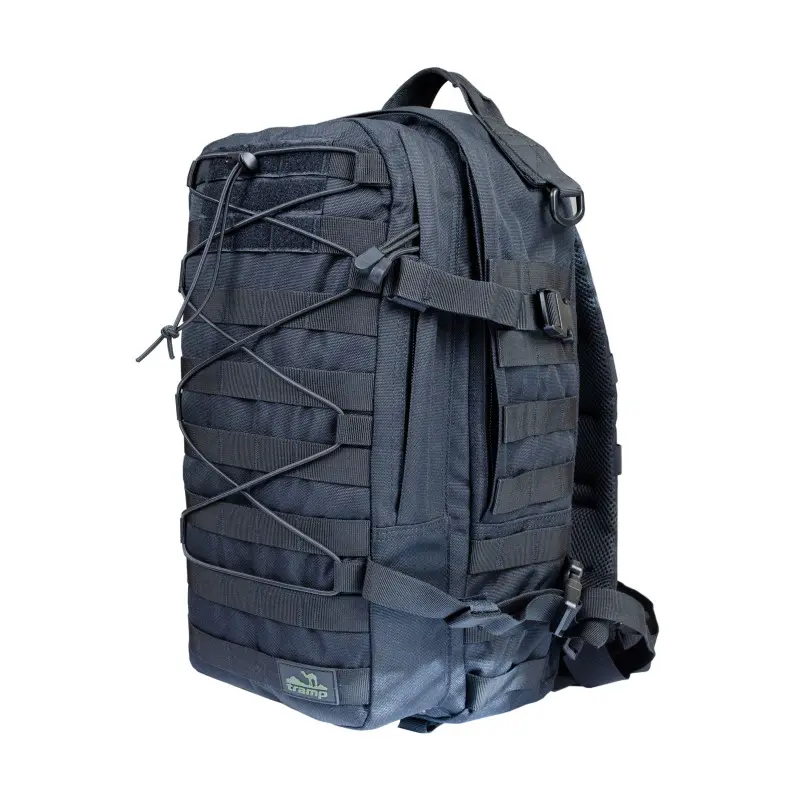 Tactical Backpack 30L Black MOLLE Army Assault Pack Hiking Camping EDC