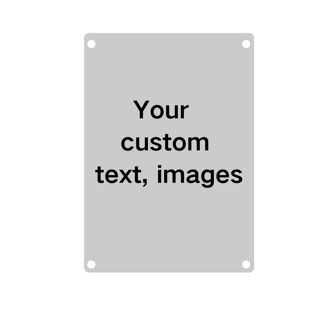 Custom Retro Metal Tin Plaque Sign - 12x8in, Customizable Lettering, Patterns, Logos, Home Decor Gift, Suitable for Walls, Outdoor Spaces, Offices, Signs