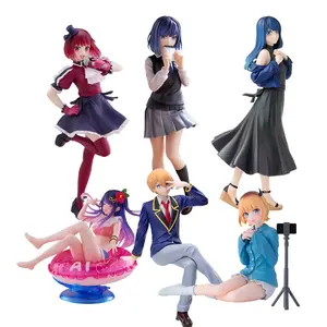Oshi No Ko Kana Arima/MEM Cyo/Akane Kurokawa/Ai Hoshino/Aqua Hoshino PVC Official Anime Figure Collectible Model Table Ornament Fan Collection Holiday & Birthday Gifts