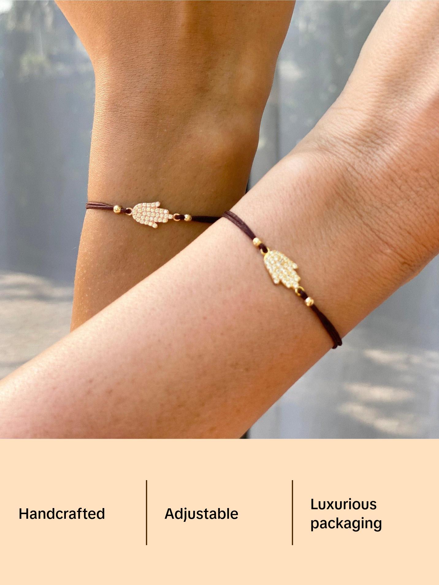 Sterling Silver Hamsa Bracelet