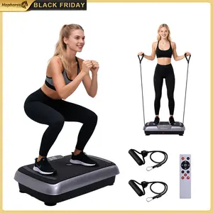 HopHorse 3D Vibrating Plate Exercise Machine with Remote Control – 1-99 Speed Levels, 5 Auto Modes, 400LB Whole Body Workout Fitness Equipment for Home Gym, Women & Men Gift
