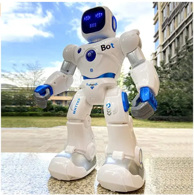 Ruko 1088 Smart Companion Remote Control Robot for Kids, Large Programmable Interactive Moving AI Smart Toy Robot with Voice & APP Control, Rechargeable Gift for 4-9 Years Old Boys and Girls, Interactive Moving Robots