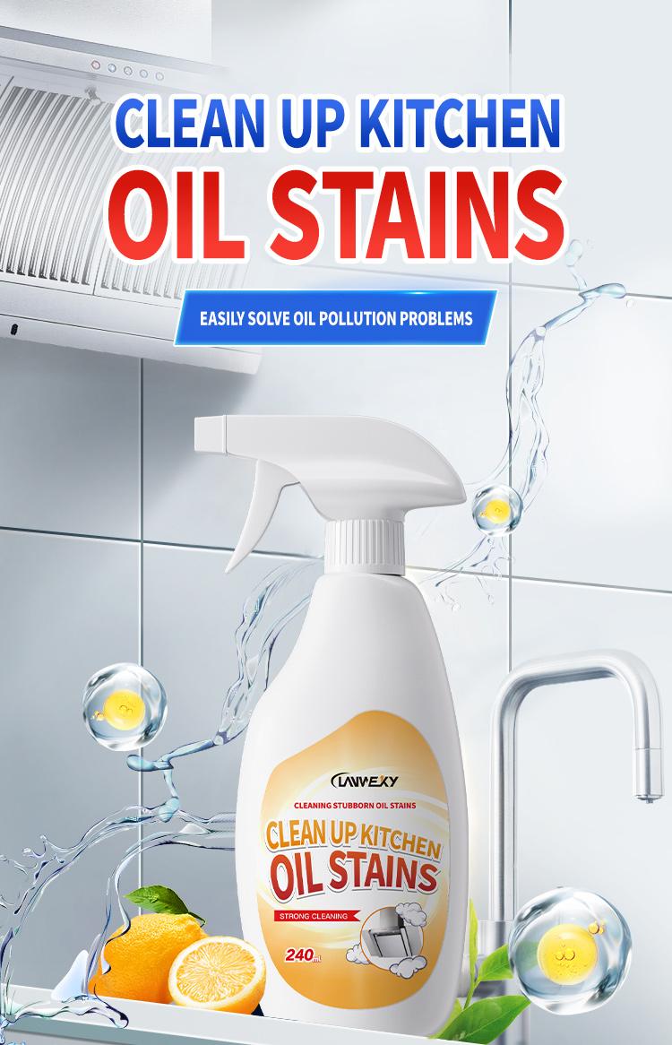 Lanwexy Heavy Duty Degreaser Cleaner Spray for Kitchen, Household, Oven, Stove, Range Hood,Household kitchen cleaners
