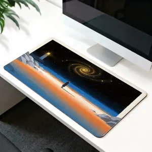 LIVEKEY 40x80cm Large Mouse Pad with Dreamy Sky & Cloud Design  Non-Slip Base  Reinforced Stitched Edges & Smooth Surface for Gaming  Office  Home Use  Writing  Drawing – Anti-Fray  Comfort Control  Multi-Scenario Desk Mat