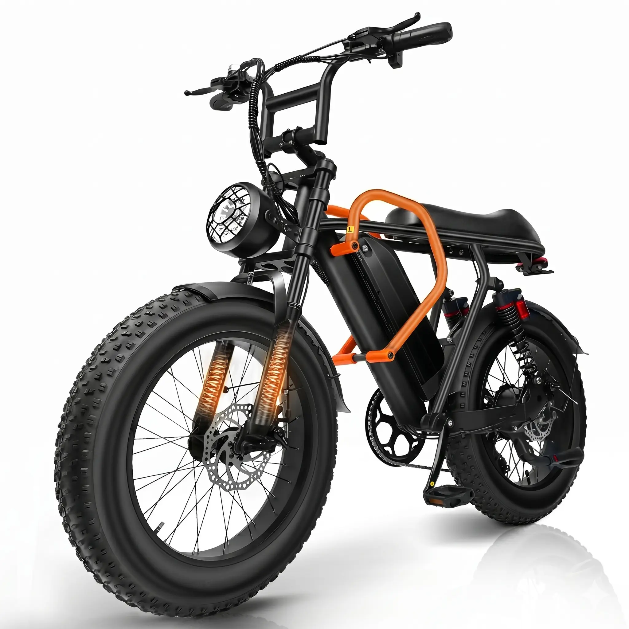 APYEAR E-bike with a 1500W High-Speed Powerful Motor: 30 MPH Top Speed, 40-50Mile Long Range! Equipped with a 48V 18Ah Removable Battery, Full Suspension, and 16-Inch Fat Tires. UL Certified for Safety.