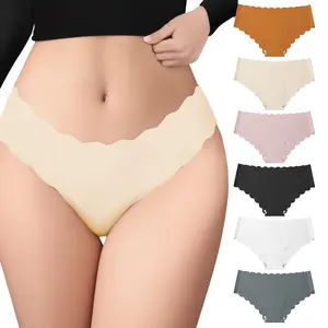 Seamless lace panty set