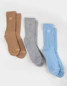 ADIDAS Originals 3 Pack Trefoil Crew Socks