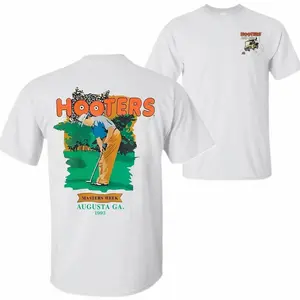 [SALE OFF 50%] Hooters Golf Clubs Graphic T-Shirt For Men & Women, Trendy Cotton Shirt, Funny Golf Design D2