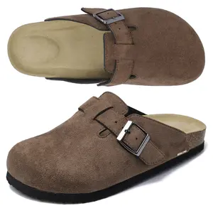 Women's Stylish Cork-Base Platform Sandals with Adjustable Strap Comfortable Slippers Casual Walking Indoor Outdoor Shoes