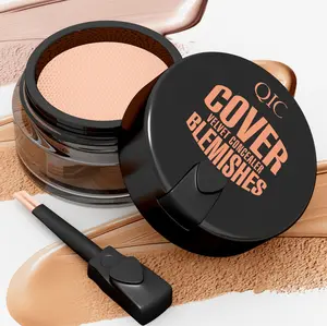 Waterproof Matte Concealer Cream for Face Makeup, Smooth Full Coverage Skin Corrector, Lightweight Long Wear Concealer for Dark Circles and Blemishes, Daily Beauty Makeup for Women and Girls