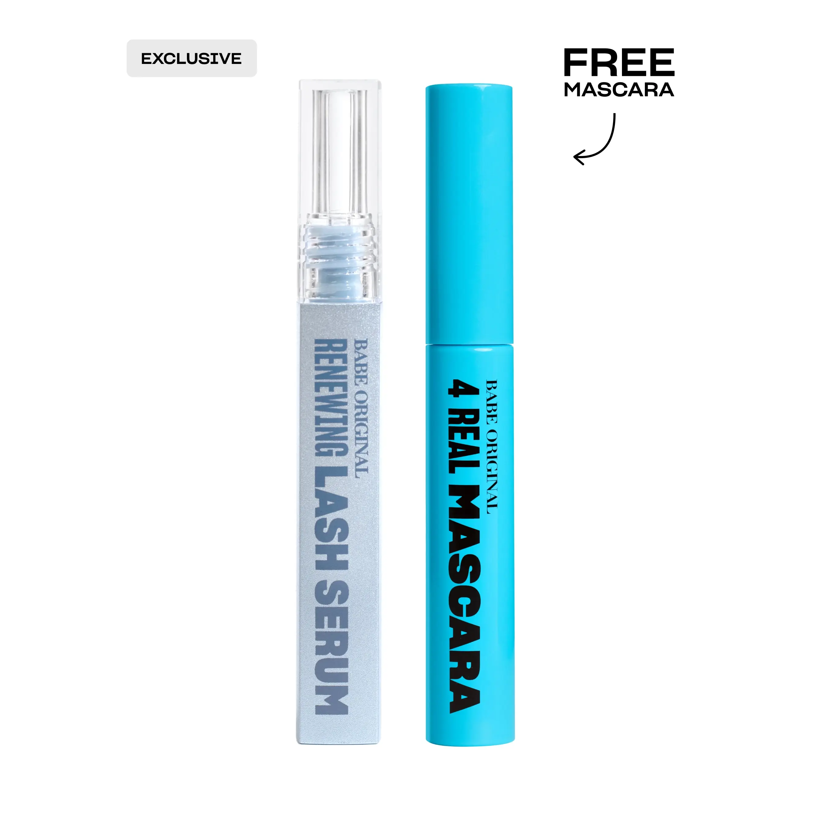 Renewing Lash Serum and 4 Real Mascara Duo, TikTok Shop Exclusive, Free Mascara, Easy Application Renewing Lash Serum and 4 Real Mascara Duo, TikTok Shop Exclusive, Free Mascara, Easy Application