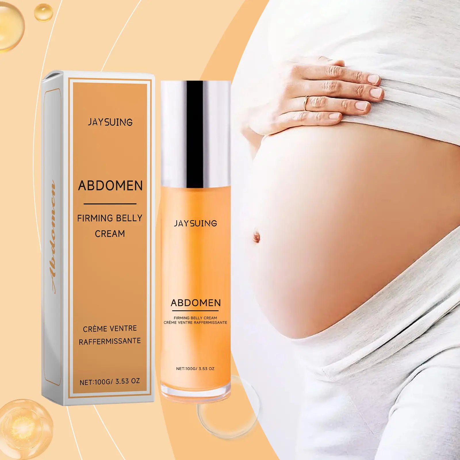 Jaysuing Stretch Marks Firming Cream - Beauty & Body Care Postpartum Body Moisturizer, Hydrates Skin, Firms, Smooths, Reduces Visibility, Hydrate