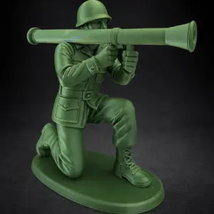Bazooka XL Soldier Figurine – Tall Army Man Statue