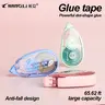 Double-Sided Strong Self-Adhesive Tape, 20m/65.62 ft Length, 8mm/0.315in Width, Easy and Portable Office Stationery for Kids Crafts, Scrapbooking Set