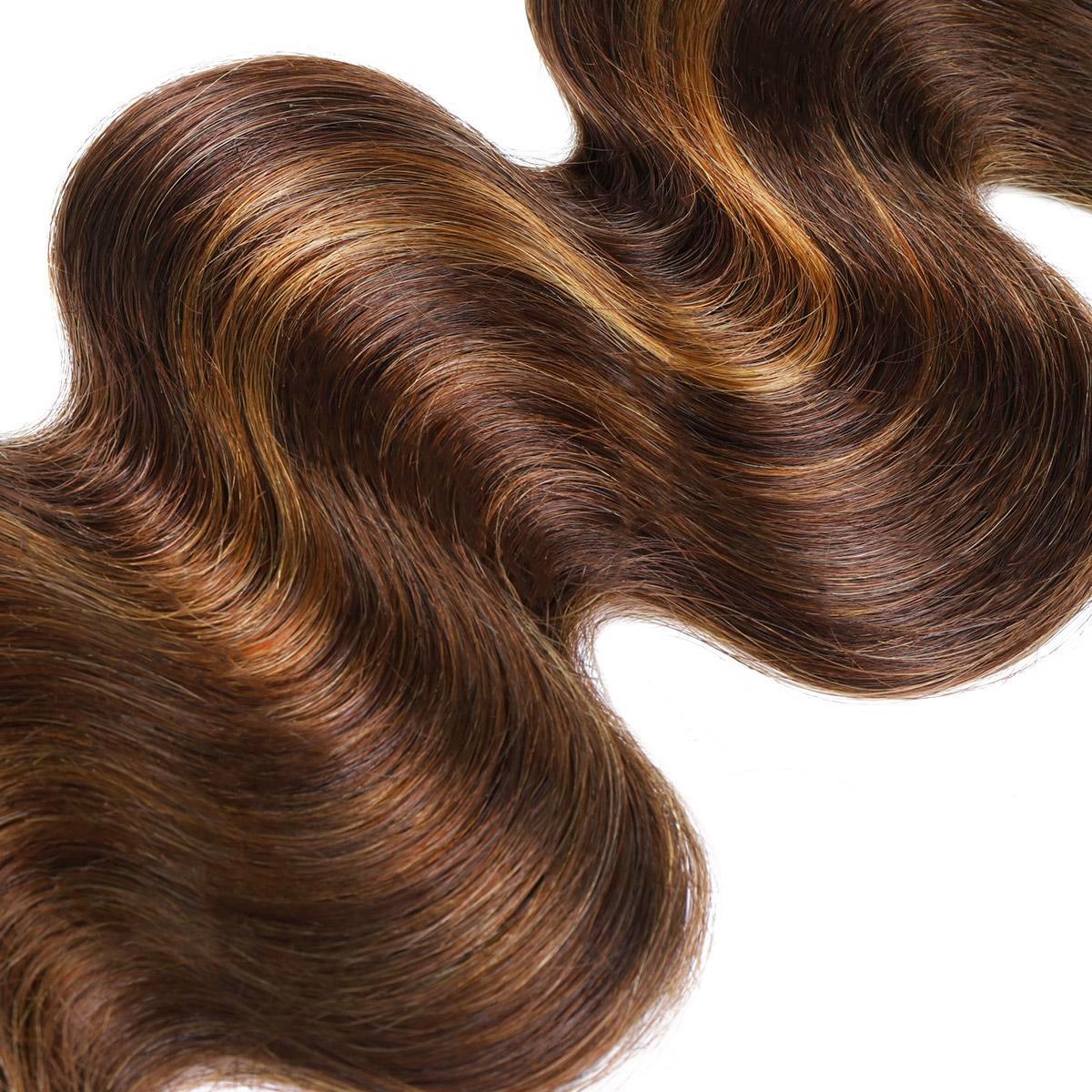 P4/27 Honey Blonde Highlight Hair Bundles Brazilian Body Wave Human Hair Weave 3 Bundles T1B/4/30 Body Wave Bundles
