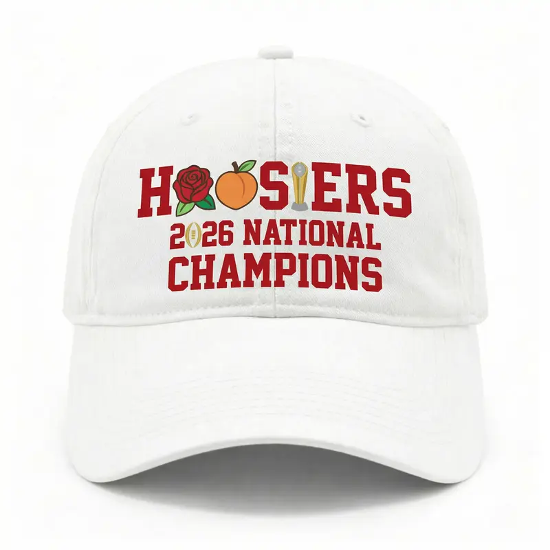 lndi4na Ch4mpions 2026 Washed Cap, Trendy Tr0phy Hat, Unisex Clothing For H00siers