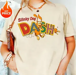 Youth & Adult Toy Story Slinky Dog Boy Girl Summer T-shirt Family Parent-child Wear Oversized Casual Men Women Kids Short Sleeve Tee Top