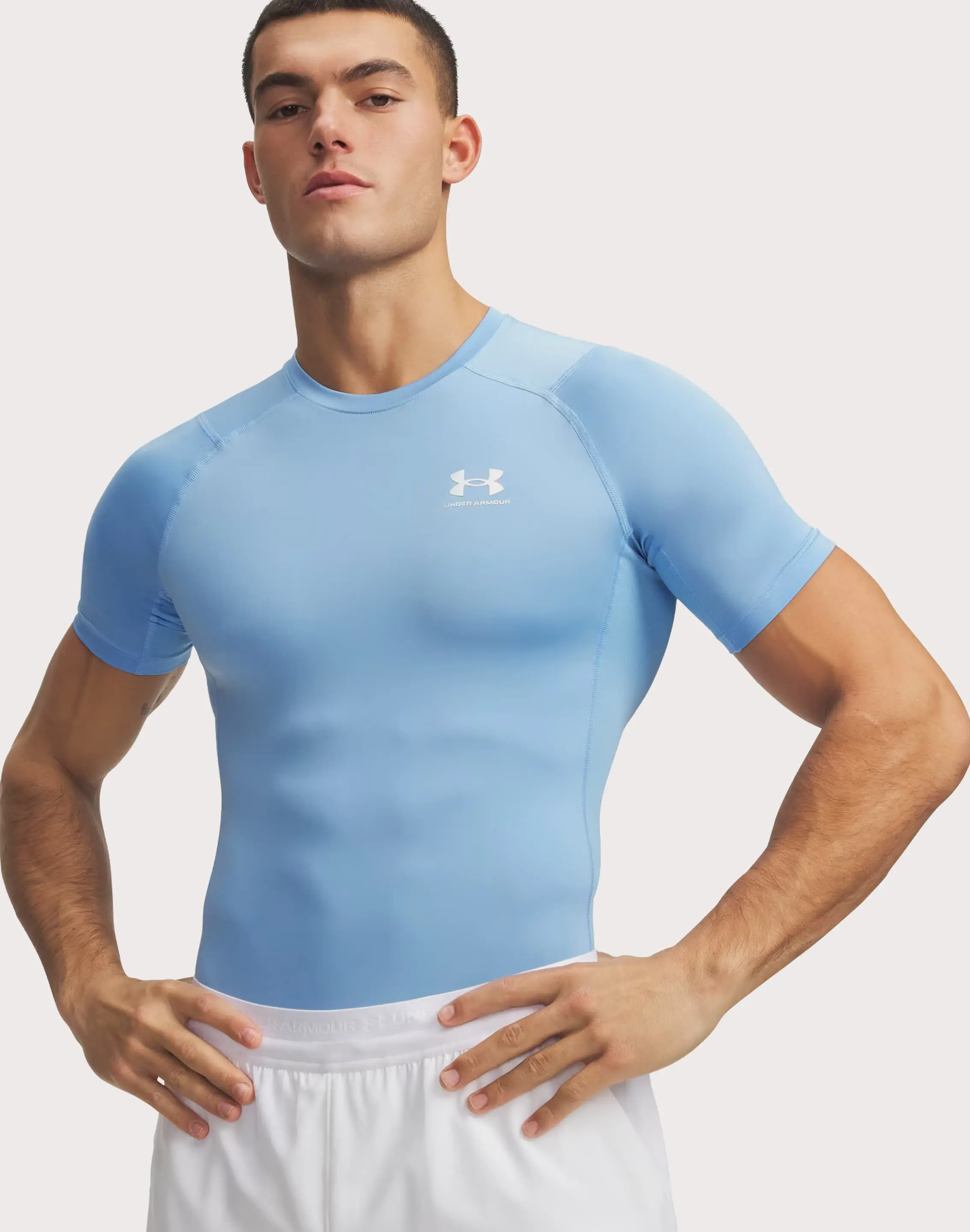 Mens Under Armour HeatGear Compression Short Sleeve