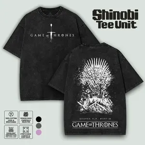 Game Of Thrones Unisex Tshirt - Graphic Movie Apparel Comfort Fit Top Menswear, Cotton Fabric Hoodie, Sweatshirts Pullover merch Long Sleeve Casual Black Seamless Streetwear