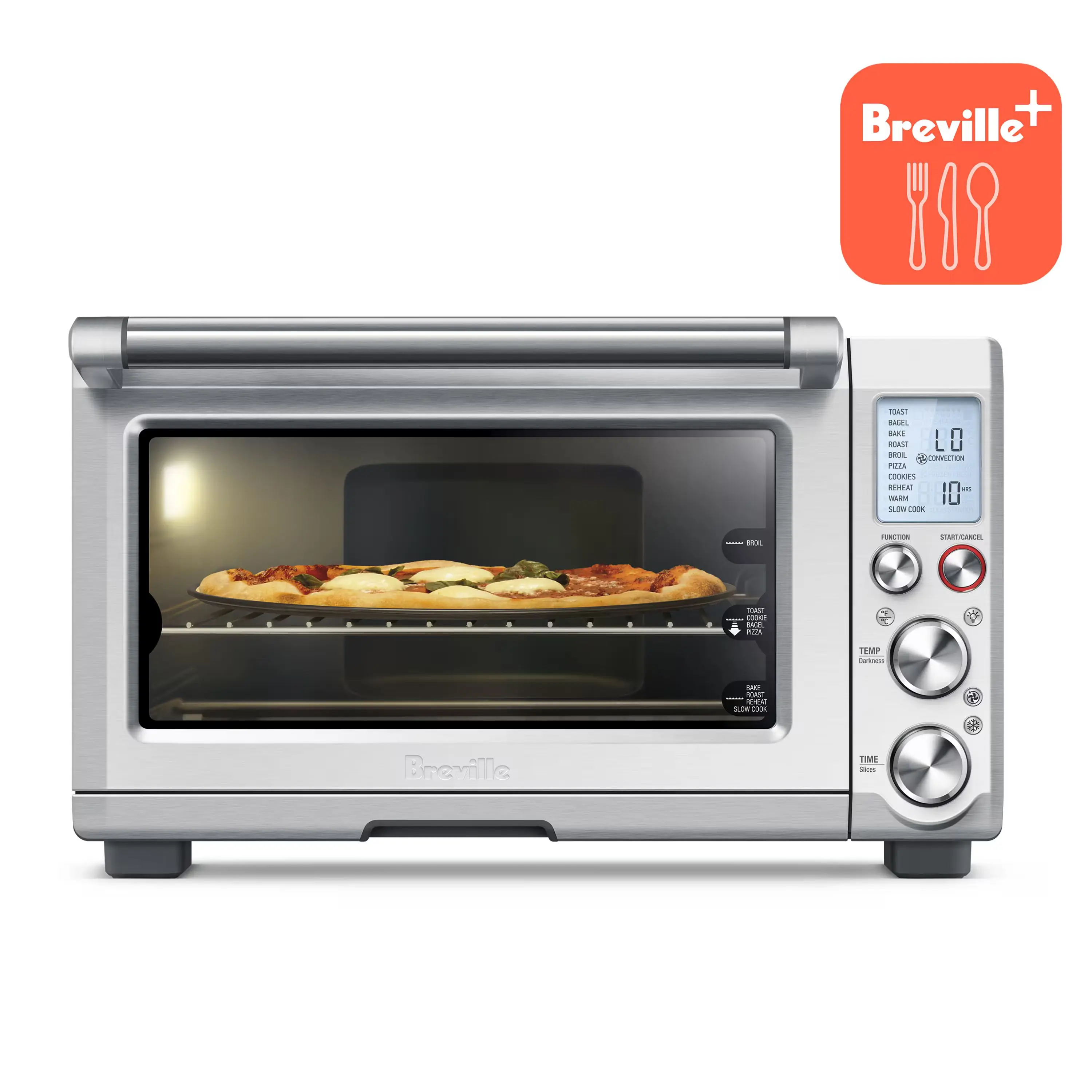 Breville - the Smart Oven Pro Convection Oven - Brushed Stainless Steel