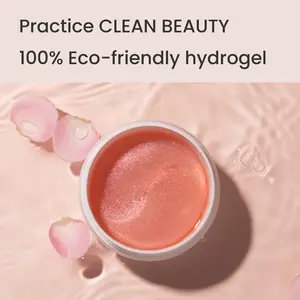 Heimish Bulgarian Rose Water Hydrogel Eye Patch — 60 Soluble Hydrogel Patches for Hydration, Brightening & Wrinkle Improvement, Gentle Under-Eye Care for All Skin Types