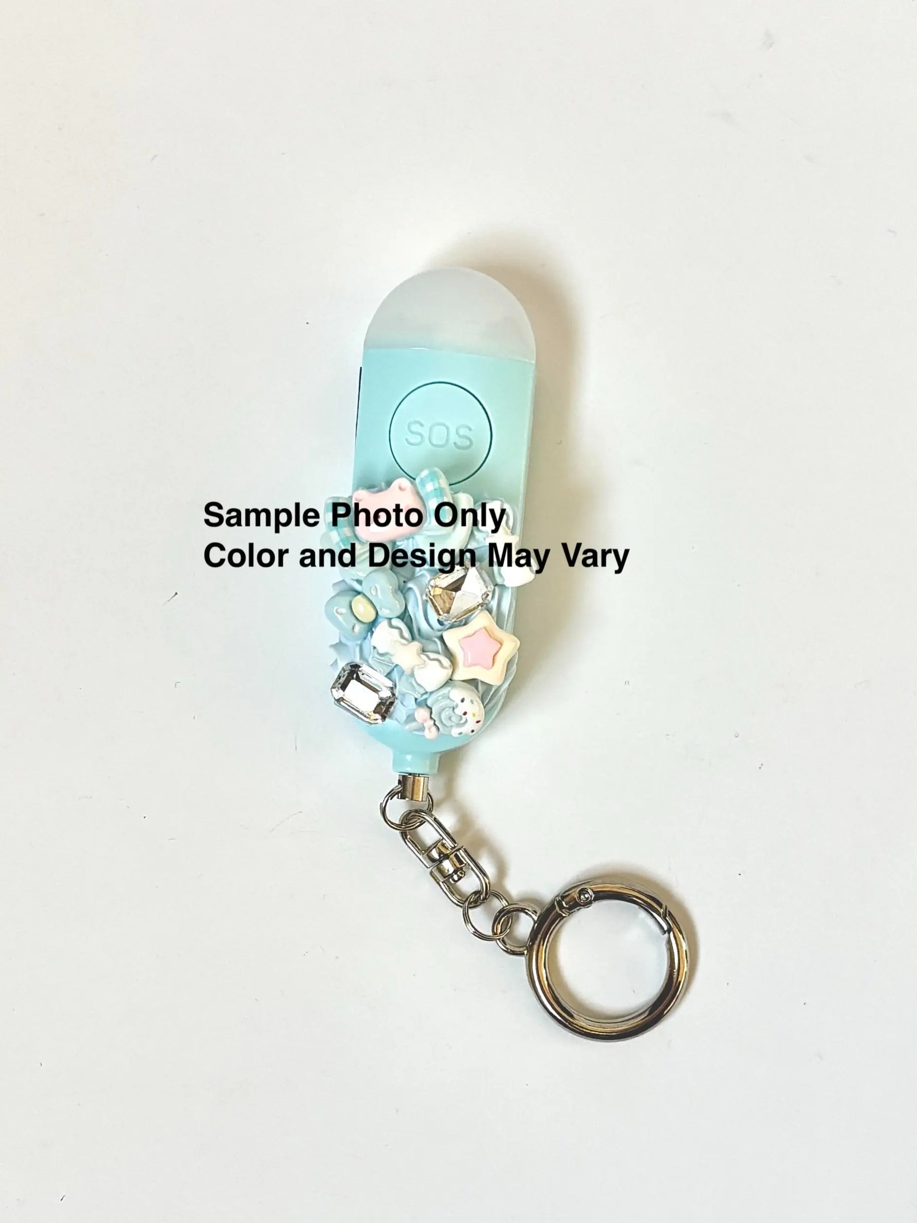 Self Defense Flasher/Alarm with SOS Button for Safety and Security
