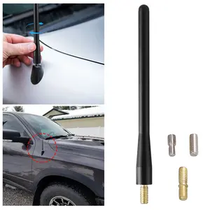 For Ford F-150 F150 2009-2021 5 inch Short Black Antenna Mast Replacement Radio AM/FM