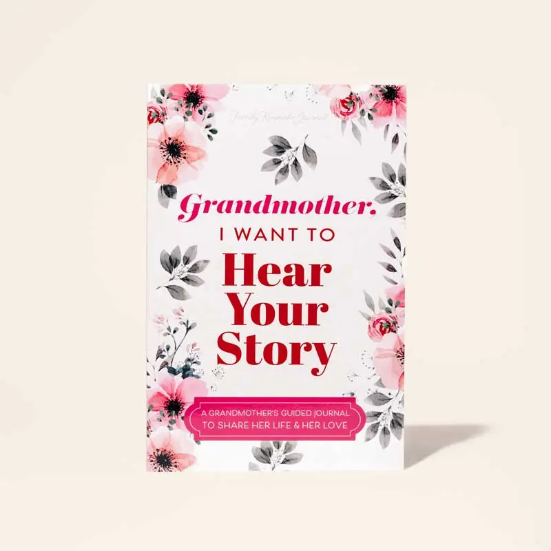 Grandmother I Want to Hear Your Story Journal Notebook for Adult Years Journey Prompts Self Improvement Guided Journaling Kit Best Diary Jornal Workbook