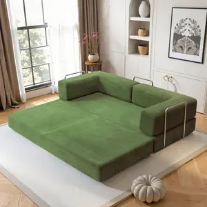 High Quality Compressed Sofa Bed for Bedroom & Living Room Space Saving Foldable Couch for Apartment