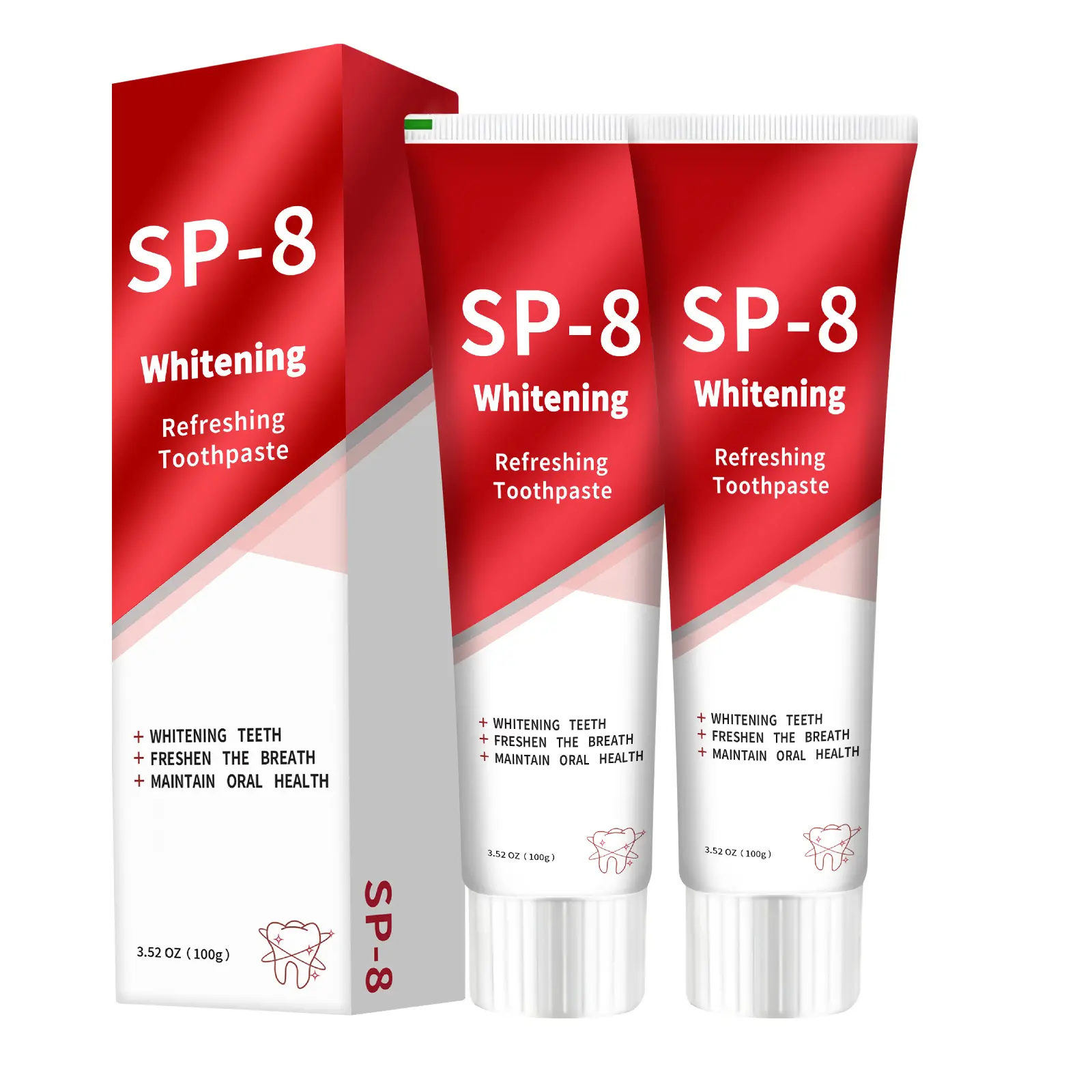 Miaofutong SP-8 Probiotic Toothpaste for Teeth Whitening & Stain Removal, Gentle Natural Formula with Fresh Mint for Adults, Stain Removal Toothpaste, Natural Toothpaste Alternative