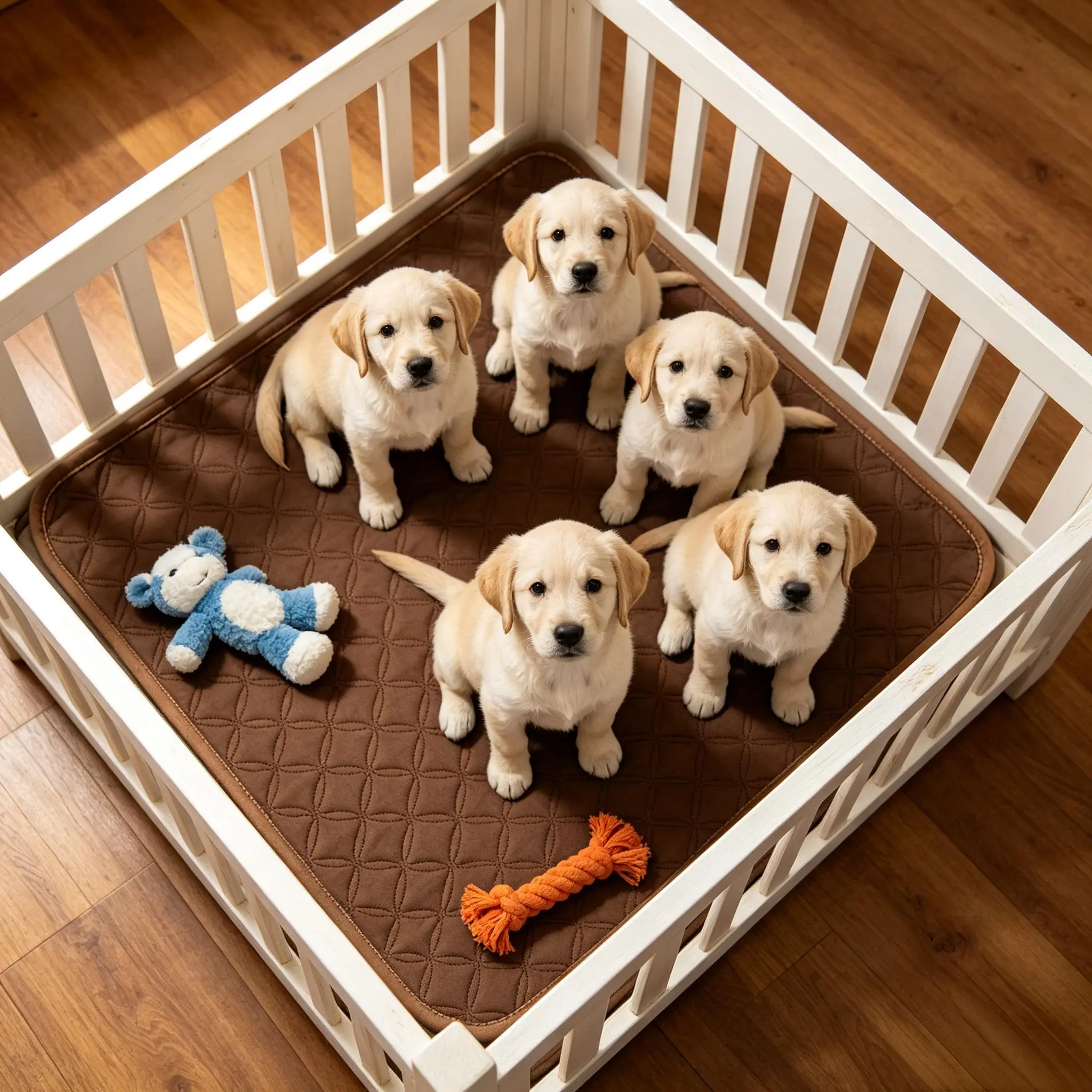 COSYBAY Reusable Pet Training Mat - Large/Medium/Small - Waterproof, Urine-Proof, Anti-Slip - Machine Washable - 72*72in/36*36in/34*56in/18*24in - Christmas/Halloween Gifts