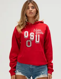 ORIGINAL RETRO BRAND Ohio State University Womens Hoodie