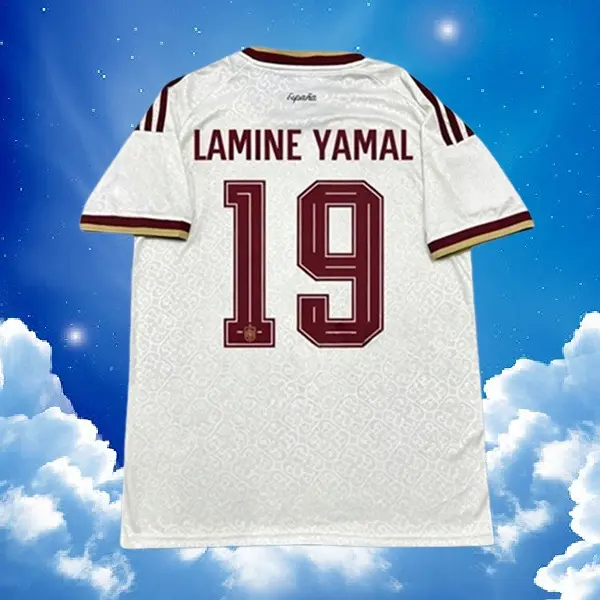 2026 Away Yamal #19 Short sleeve soccer jersey