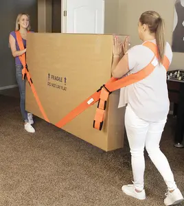 Heavy Duty Moving Straps, Adjustable Forearm Lifting Straps for Furniture & Home Appliances, Anti-Slip Safety Moving Belts for Refrigerator/Large TV/Couch  Moving Straps - Adjustable Lifting Straps for Moving Furniture