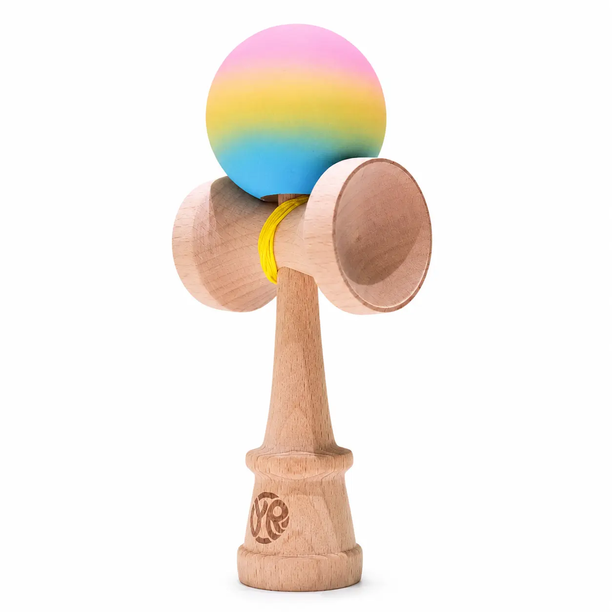 Professional Competition Beech Wood Kendama - Ethereal Gradient Finish Skill Toy, Japanese Ball-and-Cup Game, Hand-Eye Coordination Trainer for Kids, Aurora Series Stress Relief Classic Novelty Toy
