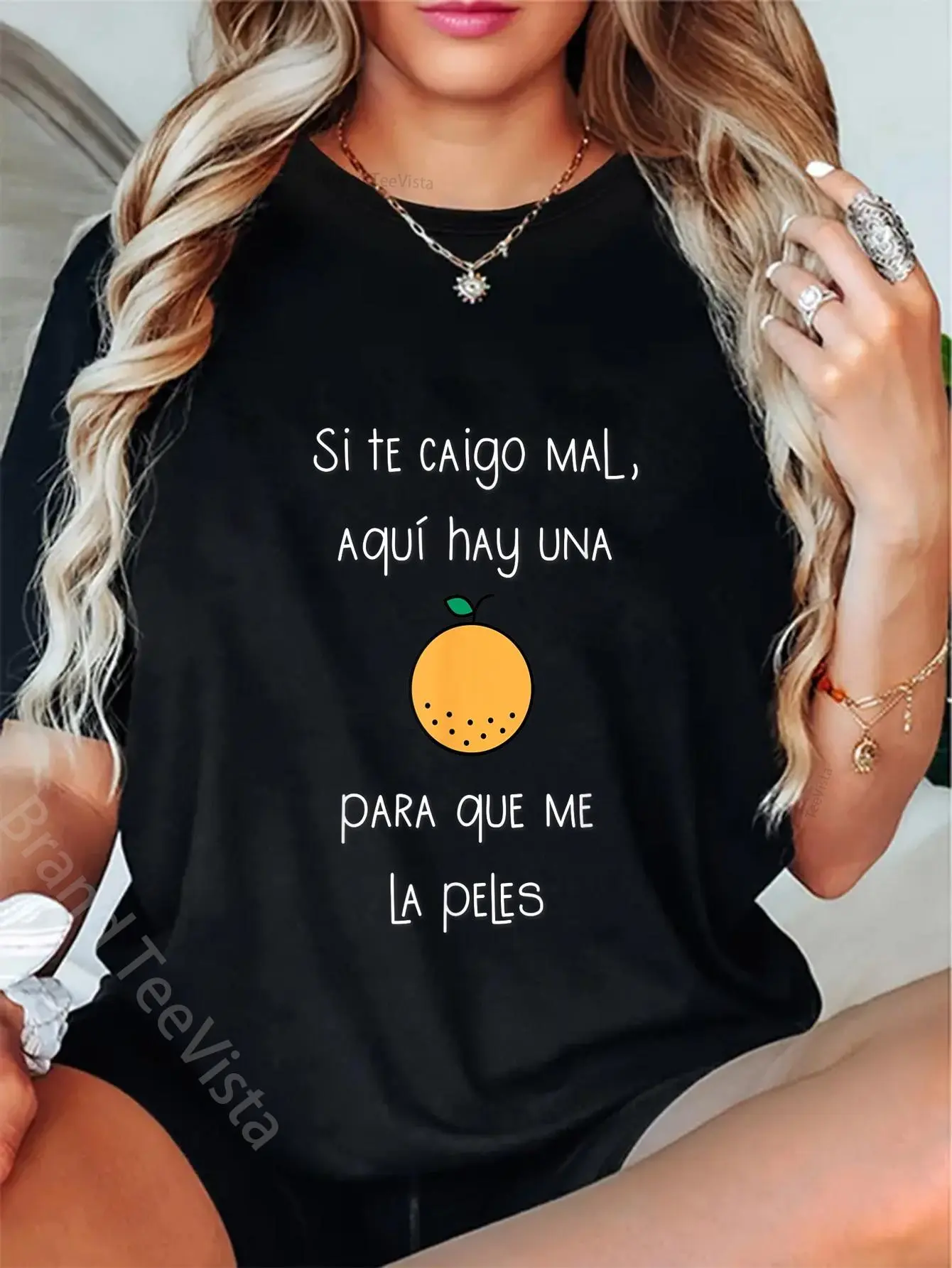 100% Cotton Funny T-shirt for Latinos and Hispanics Tee in Spanish. T-Shirt