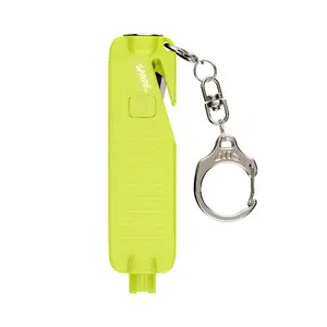 SABRE Safe Escape 3-in-1 Car Escape Tool for Car Safety with Spring-Loaded Window Breaker, No Swing Required, Seat Belt Cutter, LED Flashlight, Compact Auto Safety Tool for Emergencies
