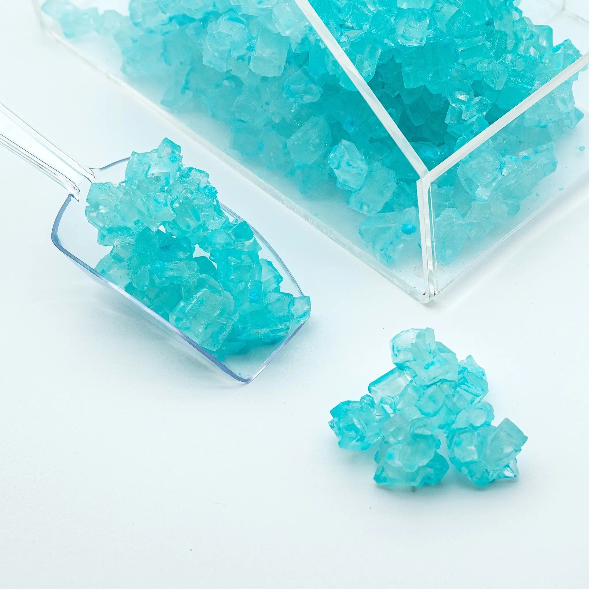 Cotton Candy Rock Candy - Sweet and Hard Candy with Cotton Candy Flavor - 4 oz & 8 oz & 1 lb Candy Bag