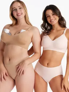 Momcozy M-3XL Nursing Bras for Breastfeeding YN21 Seamless Ultra Comfort Maternity Bra, Natural Shape, Pregnancy Sleep Bralette，A