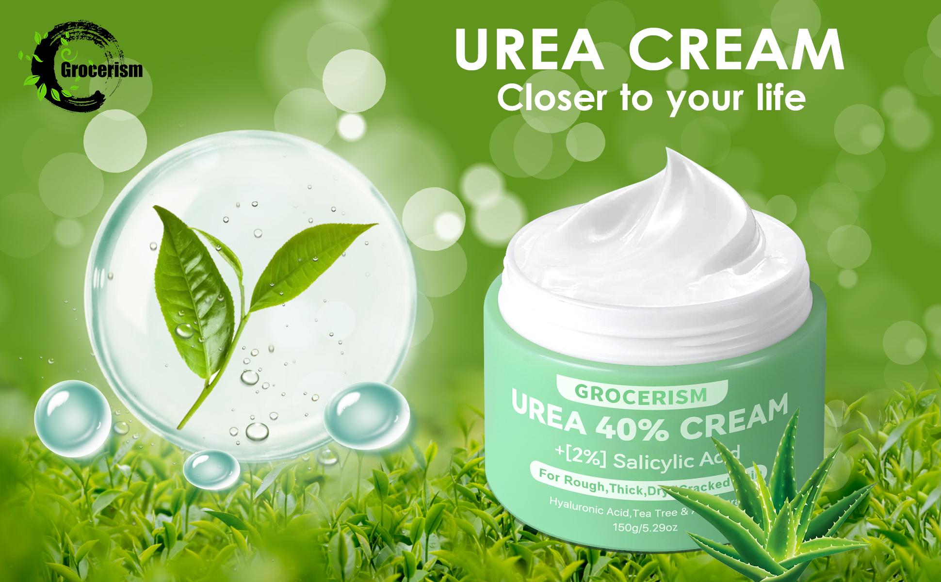 Grocerism Urea Cream 40 Percent For Feet Plus 2% Salicylic Acid 5.29 oz, Foot Cream and Hand Cream Maximum Strength with Hyaluronic Acid, Tea Tree, and Aloe Vera For Deep Moisturizes, Callus Remover and Soften All Skin Types,#TikTokShopHolidayHaul Grocerism Urea Cream 40 Percent For Feet Plus 2% Salicylic Acid 5.29 oz, Foot Cream and Hand Cream Maximum Strength with Hyaluronic Acid, Tea Tree, and Aloe Vera For Deep Moisturizes, Callus Remover and Soften All Skin Types,#TikTokShopHolidayHaul