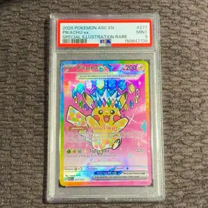 PSA 9 Pikachu EX 277 Ascended Heroes Pokemon