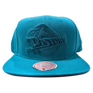 Mitchell & Ness Teal NBA Detroit Pistons Tonal Eclipse Snapback HWC