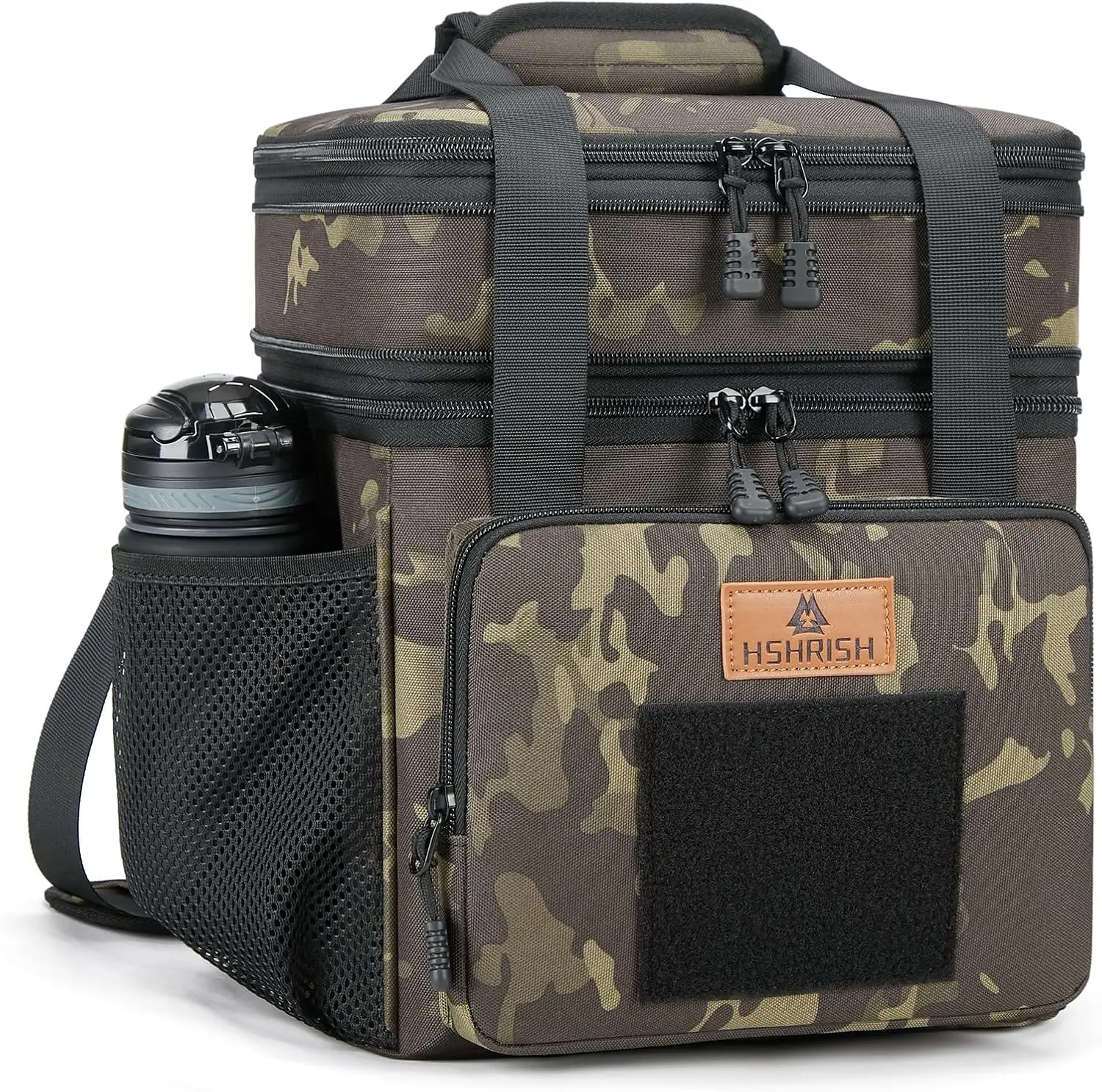 HSHRISH Insulated Double-Deck Lunch Bag for My Husband, 15L Expandable Lightweight Insulated Pack, Ice Retention Soft-Sided Cooler, Portable Lunch Solutions for Work On-the-Go Durable Travel Essentials, Ice Retention Cooler, Bags, Lunch For My Husband