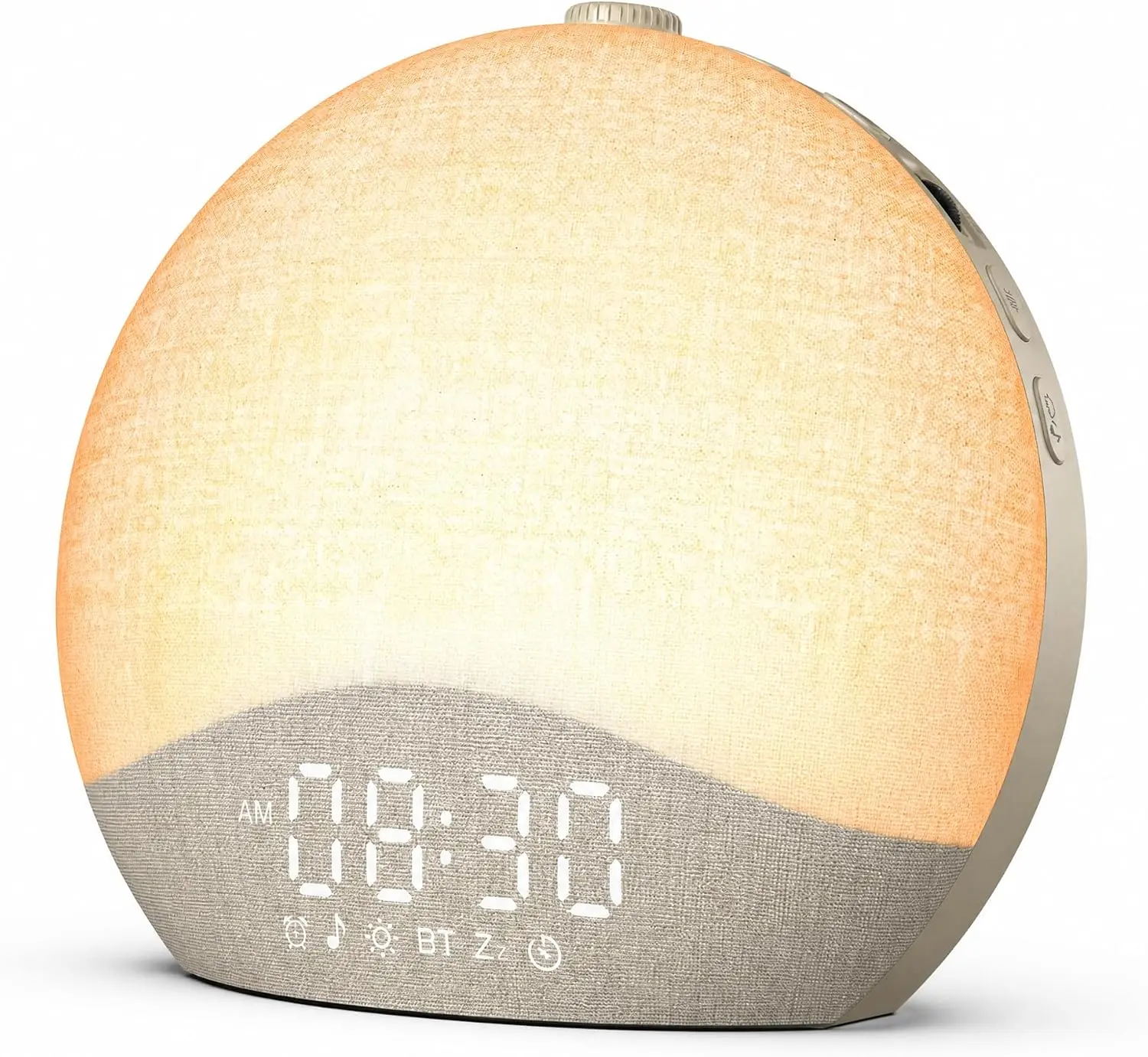 ecozy Upgraded Sunrise Alarm Clock for Heavy Sleepers, Smart Wake Up Light Clock with Sunrise/Sunset Simulation Decor, 26 Soothing Sounds, White Noise Machine Night Light, Bluetooth Speaker Wake Up Light Clock for Bedroom, Adults, Kids homedecor